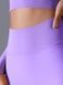 Women's 'Basic' seamless leggings with push-up, sports for fitness, (violet), S