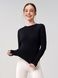 Bluza damska z wąskim dekoltem, Active Base, (czarna), S