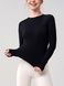 Bluza damska z wąskim dekoltem, Active Base, (czarna), S