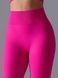 Women's 'Basic' seamless leggings with push-up, sports for fitness, (fuchsia), S