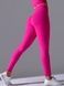 Women's 'Basic' seamless leggings with push-up, sports for fitness, (fuchsia), S