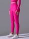 Women's sports leggings with push-up and V-shaped belt, Basic, (fuchsia), M