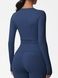 Longsleeve women's basic sports sweater for fitness, Basic Long, (dark blue), S