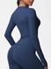 Longsleeve women's basic sports sweater for fitness, Basic Long, (dark blue), M