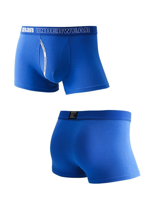 Męskie bawełniane bokserki, bielizna, Regular Boxers, (czarne), S