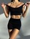 Women's sports top with push-ups and removable cups, Active, (black), S