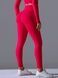 Women's 'Basic' seamless leggings with push-up, sports for fitness, (red), S