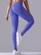 Women's push-up fitness leggings with V-belt, V-shape, (violet), S
