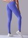 Women's push-up fitness leggings with V-belt, V-shape, (violet), S