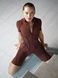 Women's fitness jumpsuit with zipper, open back, and exposed seams, Sculpt Line, (chocolate), S