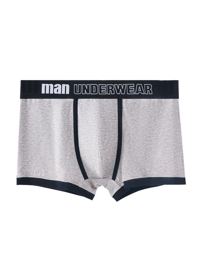 Męskie bawełniane bokserki, bielizna, Baseline Boxers, (jasny szary), S