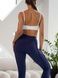 Women's push-up sports top for fitness with removable cups and external seams, Sculpt Bra, (white), S