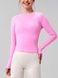 Longsleeve women's sweater with narrow neckline, Active Base, (pink), S