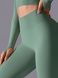 Damskie legginsy &bdquo;Base&rdquo; z push-up, bezszwowe, sportowe do fitnessu (jasnozielony), S
