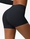 Szorty &bdquo;Basic&rdquo; bez push-upu sportowe damskie basowe do fitnessu, (czarne), S