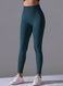Damskie legginsy &bdquo;Basic&rdquo; z push-up, bezszwowe, sportowe do fitnessu (ciemny szmaragdowy), S
