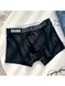 Men's cotton boxer briefs, underwear, Classic Boxers, (black), S