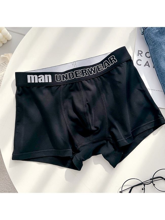 Мужские трусы боксеры хлопковые базовые, нижнее белье, Classic Boxers, (черный), S BC01S фото