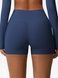 Szorty &bdquo;Basic&rdquo; bez push-upu sportowe damskie basowe do fitnessu, (ciemnoniebieskie), S