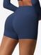 Szorty &bdquo;Basic&rdquo; bez push-upu sportowe damskie basowe do fitnessu, (ciemnoniebieskie), S