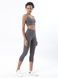 Women's sports top with push-ups and removable cups, Active, (gray), S