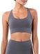Women's sports top with push-ups and removable cups, Active, (gray), S