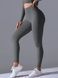 Women's 'Basic' seamless leggings with push-up, sports for fitness, (gray), S