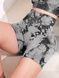 Шорти з пуш ап спортивні жіночі для фітнесу, безшовні, Tie-Dye, (світло-сірий), S LR04S фото 6