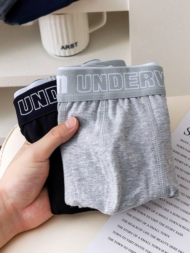Набор 4 шт. мужские трусы боксеры хлопковые базовые, нижнее белье, Classic Boxers, (микс цветов), L BC41L фото