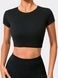 Damski sportowy zestaw do fitnessu z imitacją bielizny, top i legginsy z push-up, Crush Set, (czarny), S