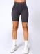 Women's sports shorts for fitness with external seams, Sculpt, (dark gray), S