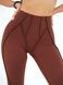 Women&rsquo;s fitness sports set with external seams, top and leggings, Sculpt Set, (chocolate), S